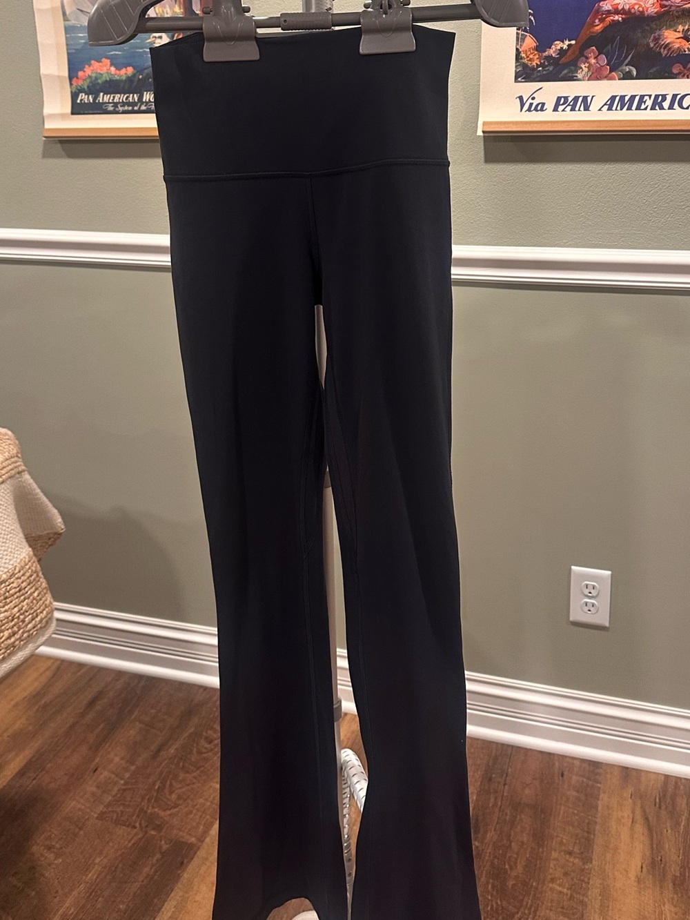 Lululemon Charcoal Grey High-Waist Flare Leggings- Size 2
